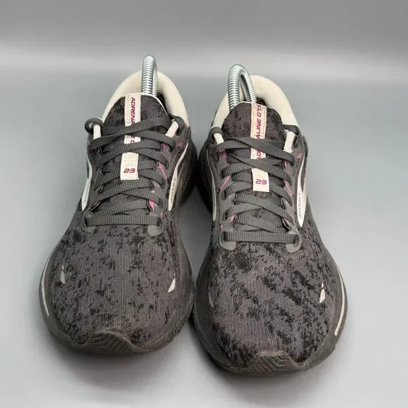 Brooks Adrenaline GTS 23 Womens 8.5 Black Gray Low Top Running Athletic Sneakers - Picture 2 of 10